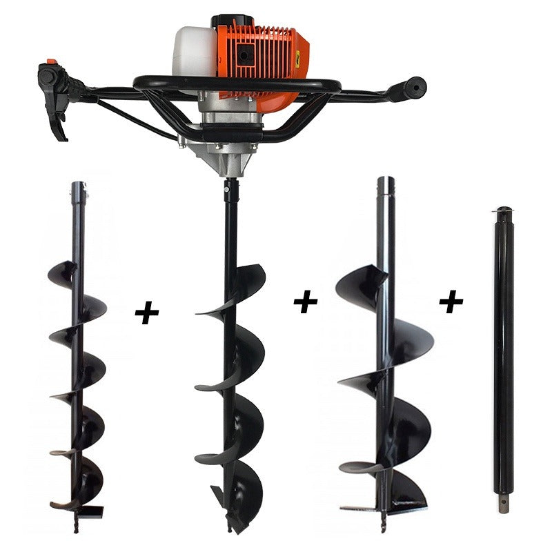 Perfurador de Solo Kawashima ED43EBS a Gasolina com Broca 80x15cm