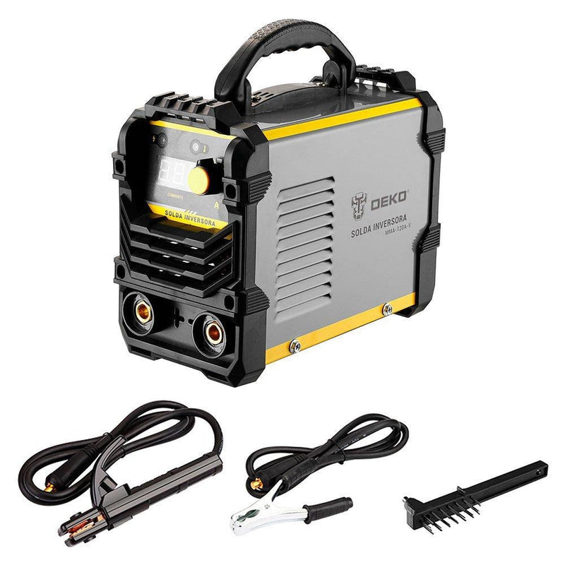 Máquina de Solda Inversora MMA 120A 4,1kW com Display Digital