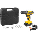 Furadeira e Parafusadeira à Bateria Vonder PFV 012 12V Bivolt com Kit de Brocas e Bits