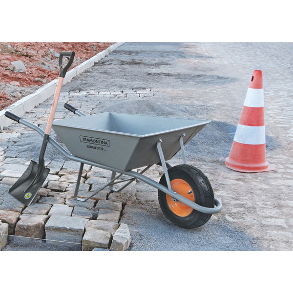 Carrinho de Mão Tramontina Extraforte 65L Aço Carbono até 120kg