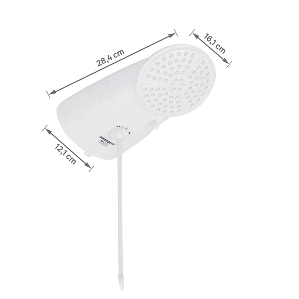 Chuveiro Elétrico Multitemperatura Branco Redondo Top Jet Lorenzetti