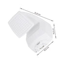 Chuveiro Elétrico Lorenzetti Futura Quadrado 6800W 220V Branco Multitemperatura