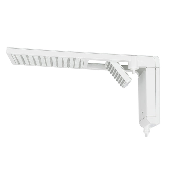 Chuveiro Elétrico Eletrônico Lorenzetti Acqua Duo Ultra 6800W 220V Branco Quadrado