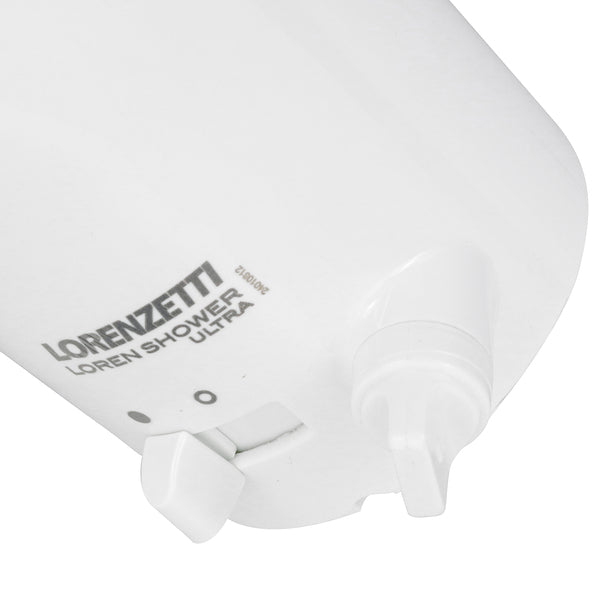 Chuveiro Elétrico Eletrônico Lorenzetti Loren Shower 7500W 220V Branco Quadrado