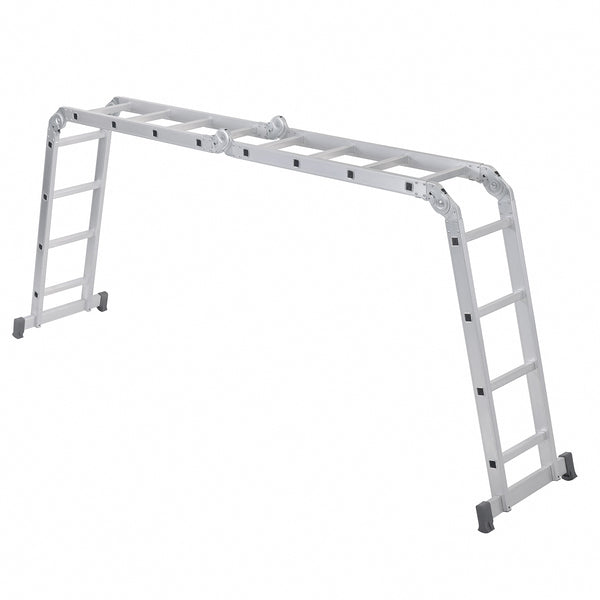 Escada Articulada 4x4 16 Degraus em Alumínio 4,48m Reisam