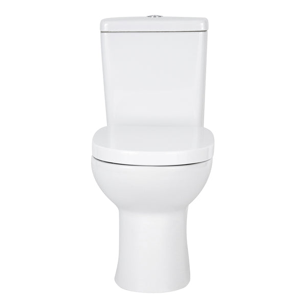 Vaso Sanitário Roca Round Branco com Caixa Acoplada 3/6L Saída Vertical