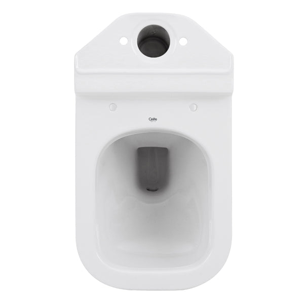Vaso Sanitário com Caixa Acoplada e Assento Branco Duplo Acionamento 3/6L Saída Vertical Elite Celite