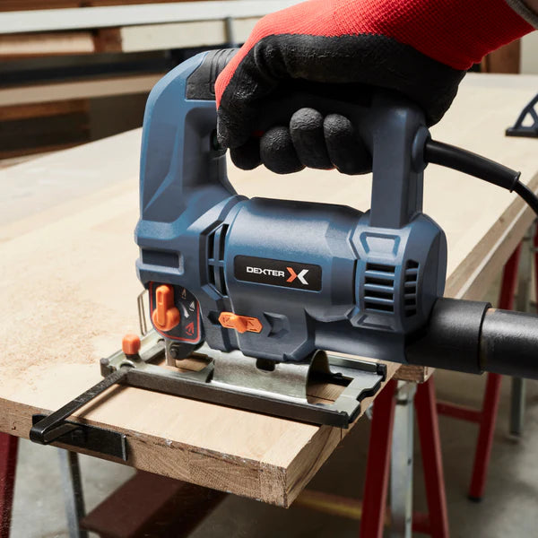 Serra Tico-Tico Elétrica Dexter 750W 127V com Bolsa e Lâminas